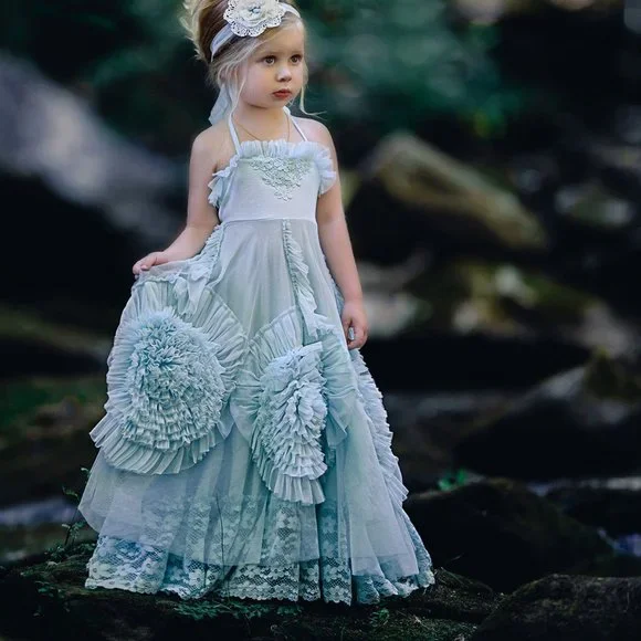 chinese dress ladies Blush Pink Lace Midi Dress  Fairytale Princess Vintage Romantic Dress
